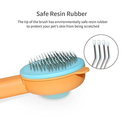 Nunbell Dog and cat Pet Brush With Ear