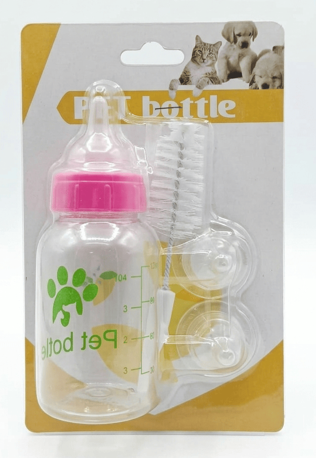 Nunbell Dog and cat Pet Nursing Bottle Feeding Set for Puppies & Kittens