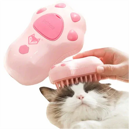 Nunbell Dog and cat Pet Spray Massage Comb and Pet Brush with Charging Cable