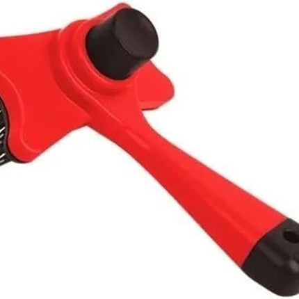 Nunbell Dog and cat Self Cleaning Slicker Brush for Cats and Dogs Red