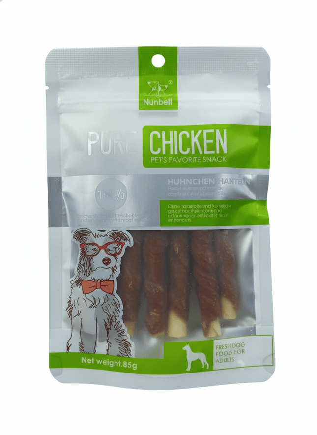 Nunbell Dog NunBbell Pets Nacks Chicken Wraps 85G