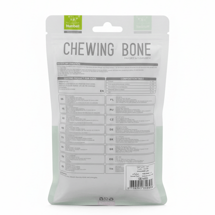 Nunbell dog Nunbell Bones Chew For Dogs 2pc6Inch