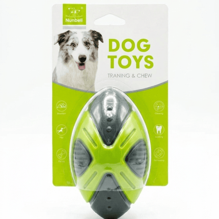 Nunbell Dog Nunbell Durable Dog Chew Toy Training And Dental Teeth Cleaning Toy Green In Dark Grey