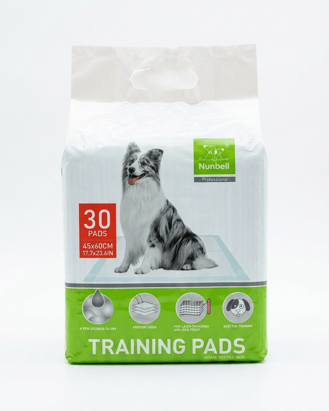 Nunbell Dog Nunbell Leak Proof Pet Training Pads 45x60cm 30 Pack