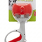 Nunbell Dog Nunbell Portable Pet Poop Scooper with Carabiner Red