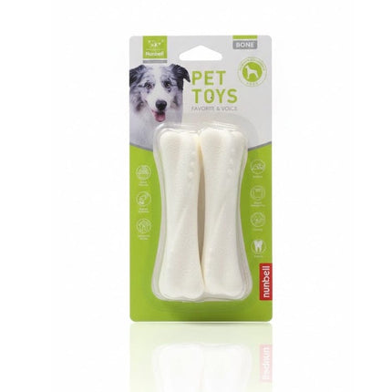 Nunbell Dog Nunbell Premium Silicone Dog Chew Toy Bone Shape