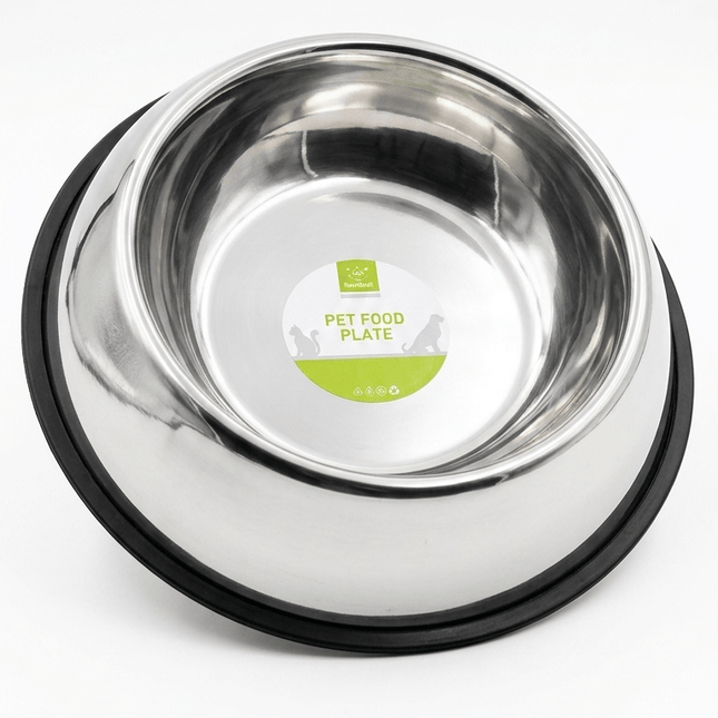 Nunbell Dog Nunbell Stainless Steel Pet Food Plate Durable Feeding Dish for Dogs And Cats 26 Cm