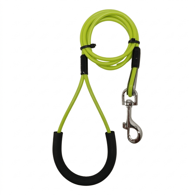 Nunbell Dog Nunbell Steel Wire Dog Leash Size 0.5 × 80 Cm Green