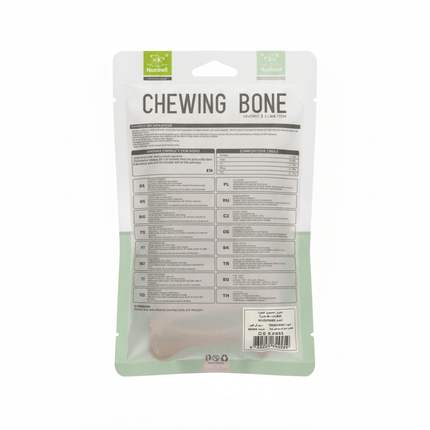 Nunbell Dog Nunbell White Bones Chew For Dogs 2 Pc 6 Lnch
