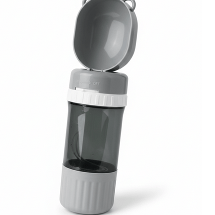 Nunbell Dog Portable dog water bottle with treat container