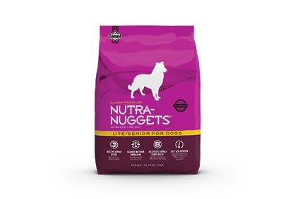 Nutra Nuggets dry food with Lamb and Rice Formula for Senior Dogs 15 kg