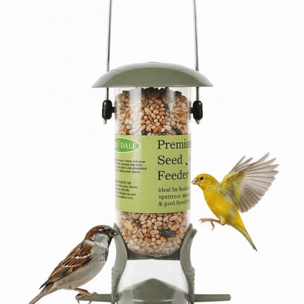 Oakdale Bird Oakdale Wild Bird Feeder Pre Filled With Premium Seeds Large Haning Frame With Dual Perches