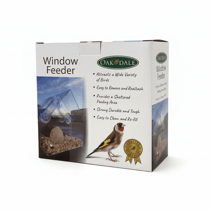 Oakdale Bird Oakdale Window Bird Feeder with Dual Feeding Trays
