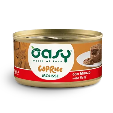 Oasy Cat Oasy Wet Cat Caprice Mousse with beef 85g