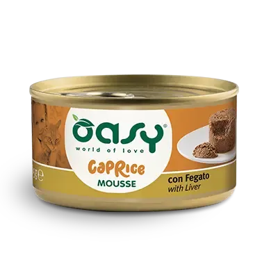 Oasy Cat Oasy Wet Cat Caprice Mousse with Liver 85g