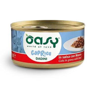 Oasy Cat Oasy Wet Cat with Cuts in Gravy with Beef 85g