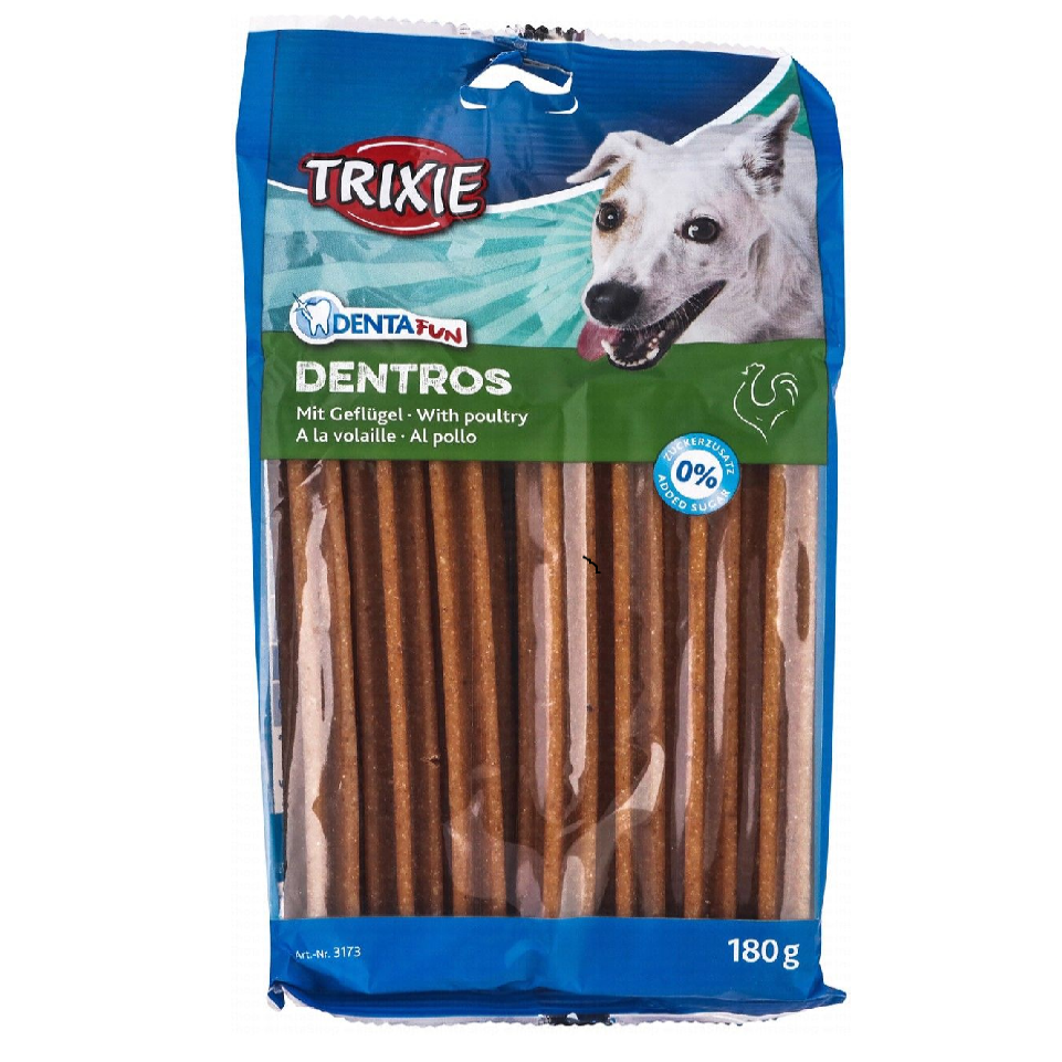 Trixie Dentafun Dentros Dog Treats with Poultry 180 gr