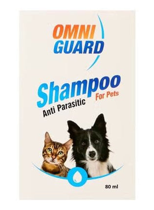 Omni Guard Dog and cat Omni Guard Antiparasitic Pet Shampoo 80 ml