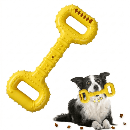 Orgo Dog Dog Bones Toy For Aggressive Chewers Yellow