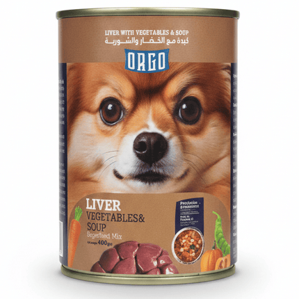 Orgo Dog ORGO Adult Dog  Liver with Vegetables And Soup 400g