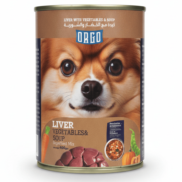Orgo Dog ORGO Adult Dog  Liver with Vegetables And Soup 400g