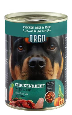 Orgo Dog Orgo Chicken And Beef with Soup 400g