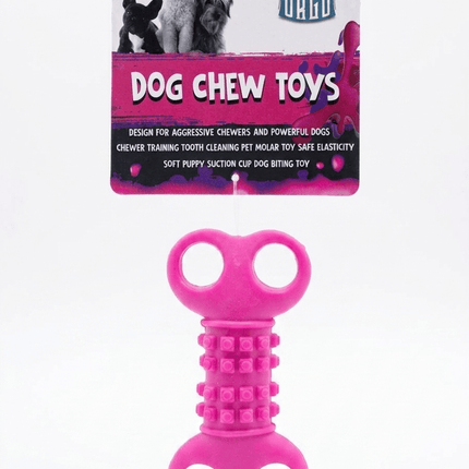 Orgo Dog Orgo Durable Molar Cleaning Dog Chew Toy Pink