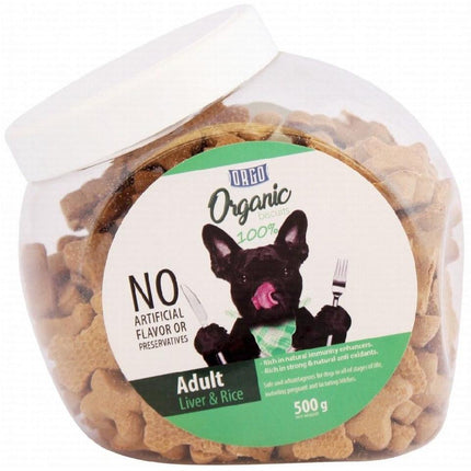 Orgo Dog Orgo Organic Biscuits For Dogs With Liver And Rice 500 Grams