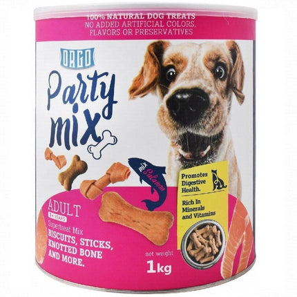 Orgo Dog Orgo Party Mix Treats With Salmon 1 Kg