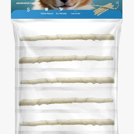 Orgo Dog Orgo Rawhide Sticks For Dog Puppy Dental Oral Care 6  pcs