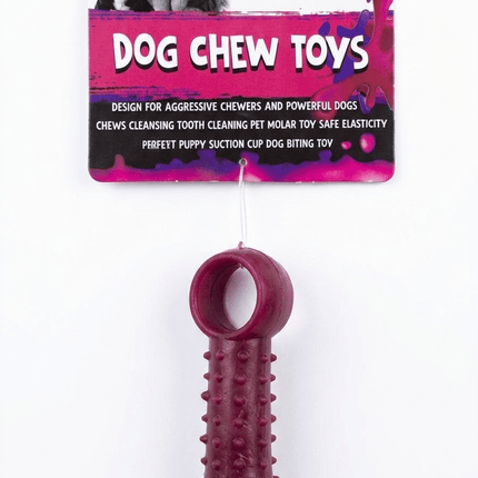 Orgo Dog Orgo Textured Rubber Chew Toy for Dogs Purple