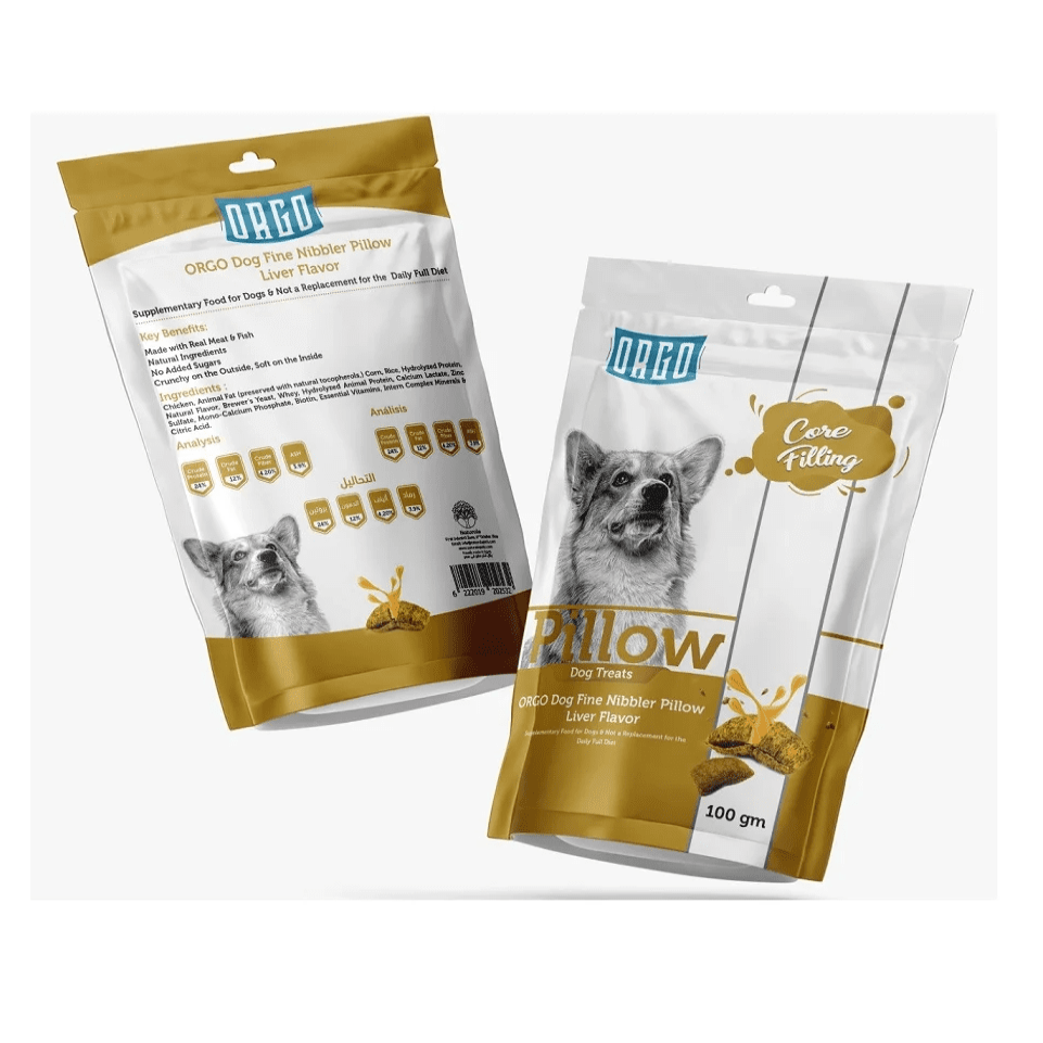 Orgo Pillow Treat With Liver 100G