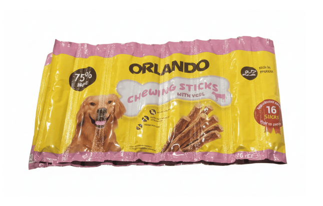 ORLANDO Dog ORLANDO Chewing Sticks with Veal for Dogs