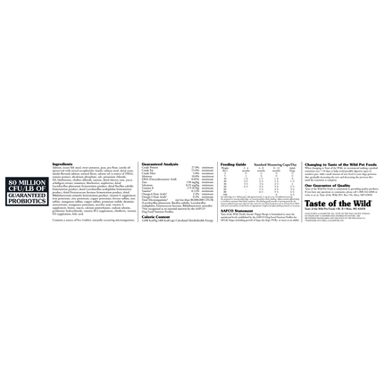 طعام Taste of the Wild Pacific Stream الجاف مع سمك السلمون المدخن للجراء 2 كجم