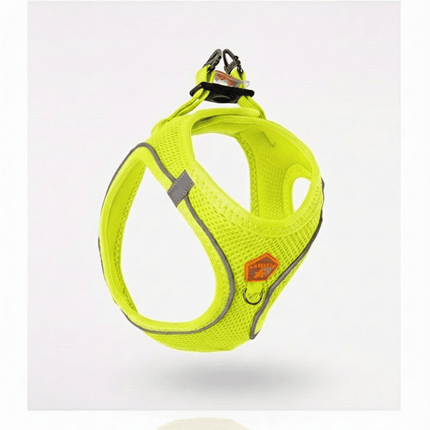 Pawstar Dog Pawstar 3XS Neon Yellow Air Mesh Dog Harness Neck 20-24cm And Waist 24 - 28 cm