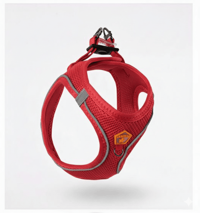 Pawstar Dog PAWSTAR Air Mesh Harness Red XL