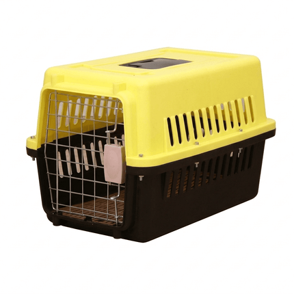 pctshop cat groovy cat travel box small yellow
