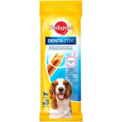 Pedigree Dog Pedigree Dog treats Denta Stix for teeth cleaning 10-25 kg 77 g