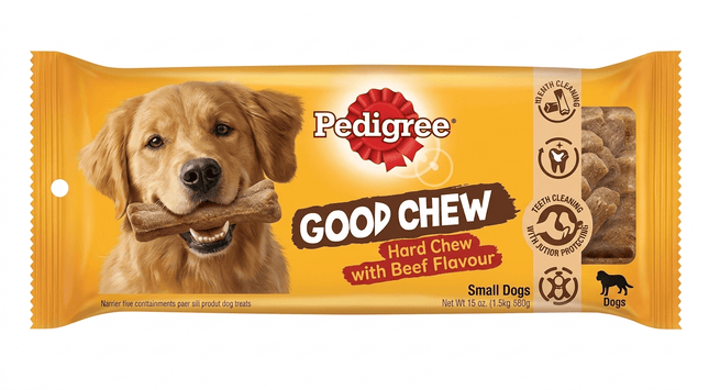Pedigree Dog Pedigree Good Chew Beef Flavor for Large Dogs (25kg+) 138g Dog Treats