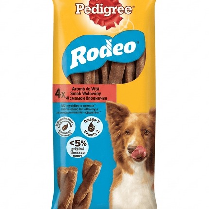 Pedigree Dog Pedigree Rodeo Beef Flavor Dog Treats Stick 4 Pieces