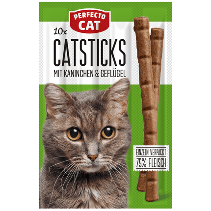 Perfecto Cat Perfecto Cat 10 Sticks Rabbit And Poultry 10pcs in 5g