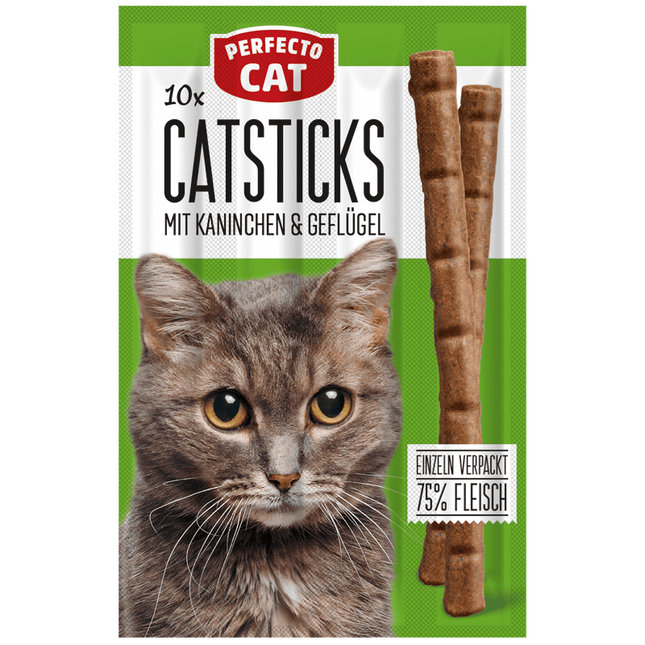 Perfecto Cat Perfecto Cat 10 Sticks Rabbit And Poultry 10pcs in 5g