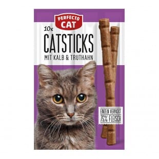 Perfecto Cat Perfecto Cat Meat Sticks with Veal And Turkey 10pcs In 5g
