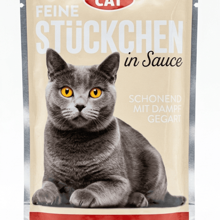 Perfecto Cat Perfecto Cat Wet Food Fine Chunks in Sauce with Beef And Chicken 100g