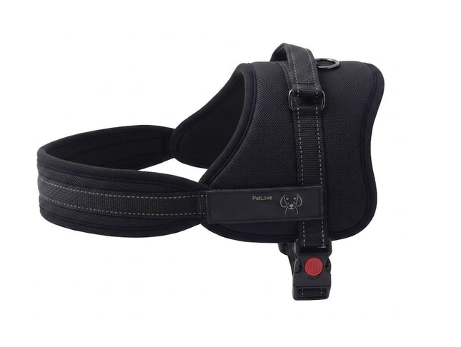 pet dog Dog Pet Dog Reflective No Pull Dog Harness Black Comfort Series Size XL