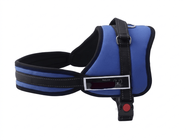 pet dog Dog Pet Dog Reflective No Pull Dog Harness Blue Comfort Series Size M