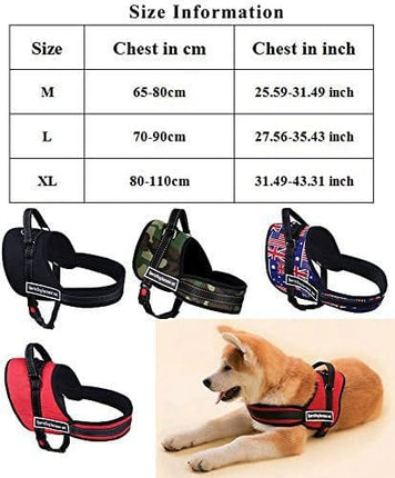 pet dog Dog Pet Dog Reflective No Pull Dog Harness Comfort Series Size M