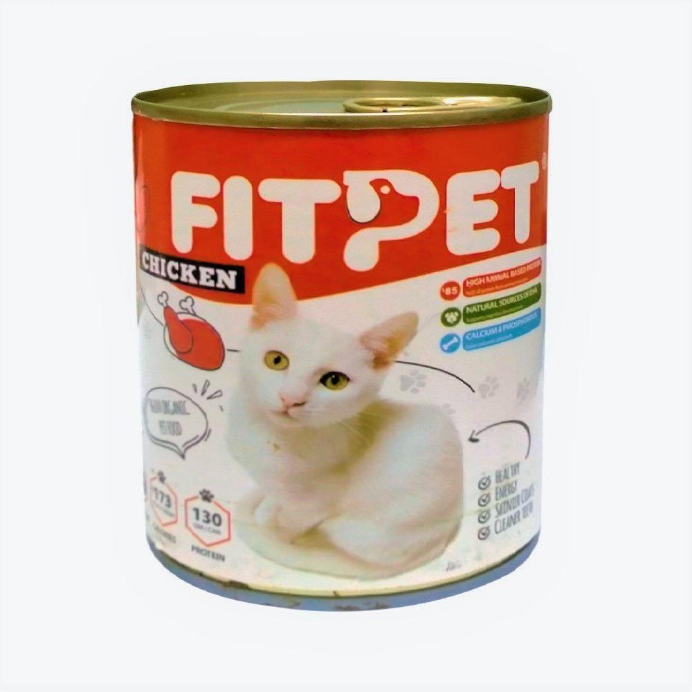 Fit Pet Canned Wet Food With Chicken 400g