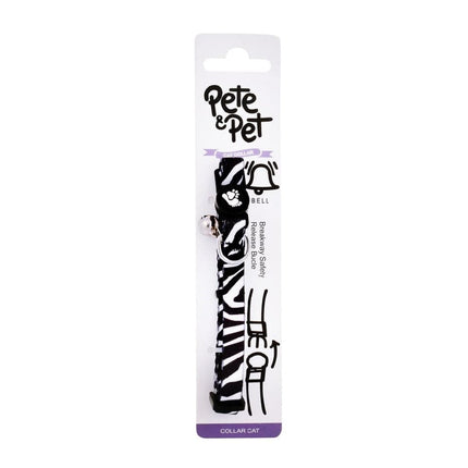 Pete and Pet Dog and cat Pete and Pet White and Black Cat and small dog Collar with Bell