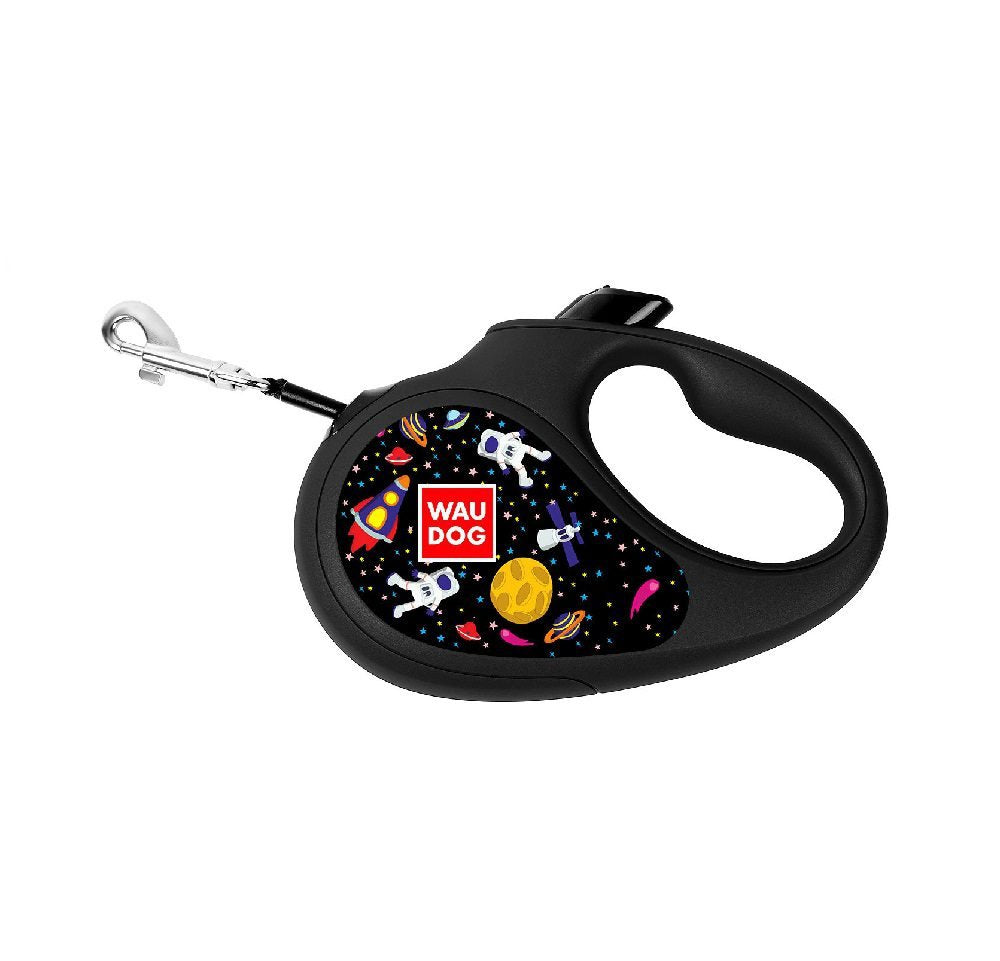 WAUDOG Retractable Medium Leash With Unique Nasa Design